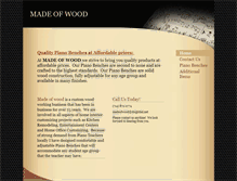 Tablet Screenshot of madeofwood.info
